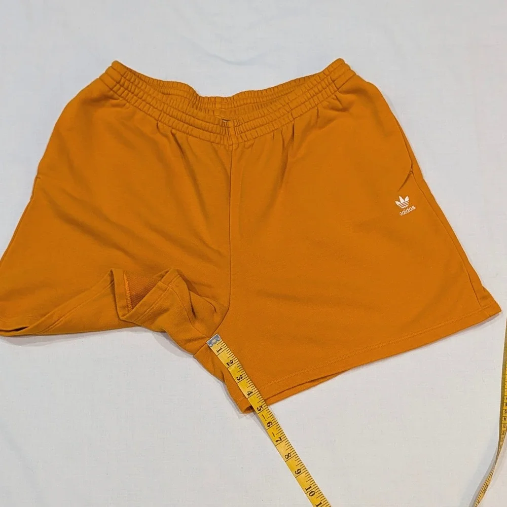 Adidas Originals Trefoil French Terry Shorts Orange Men's XL